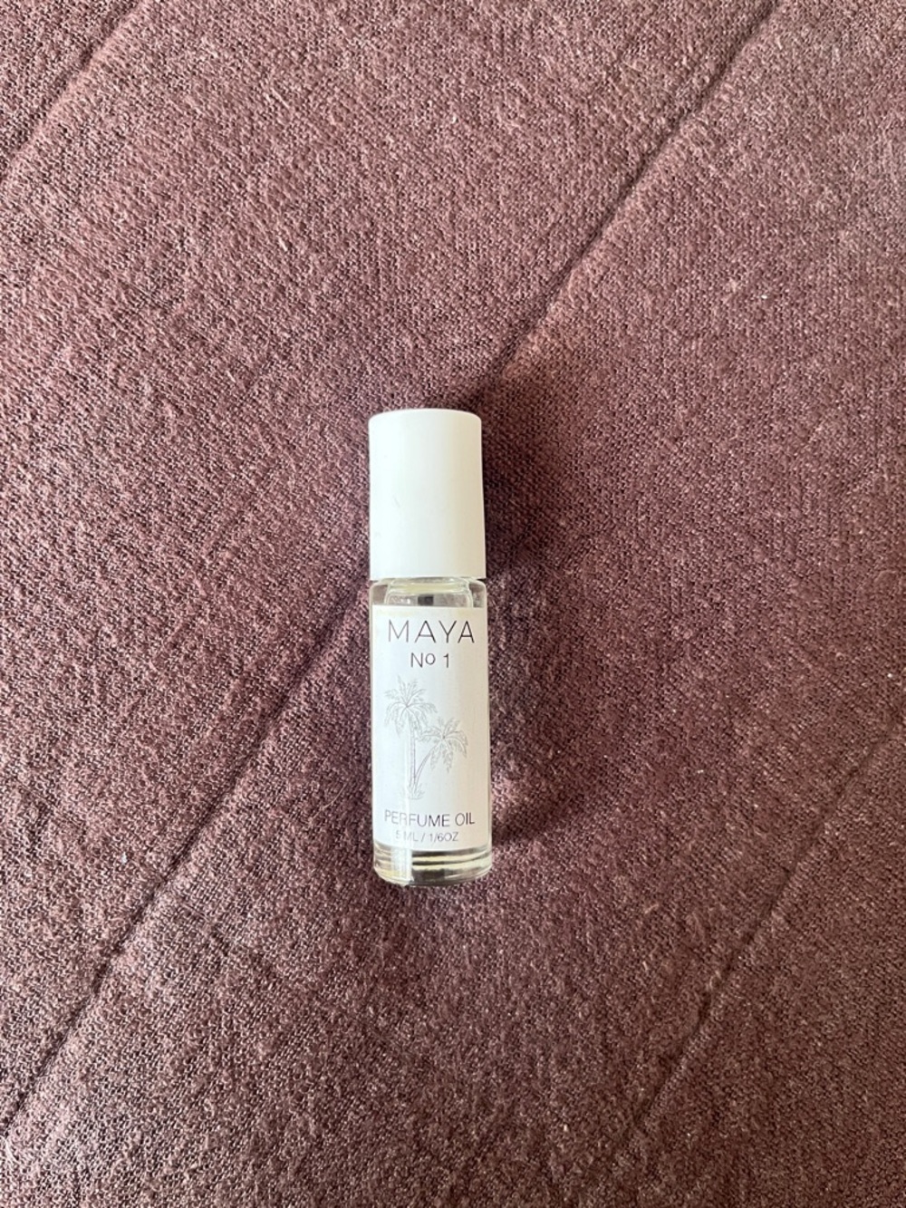 Maya No 1 Perfume Oil Roller — Clear Bottle with White Cap